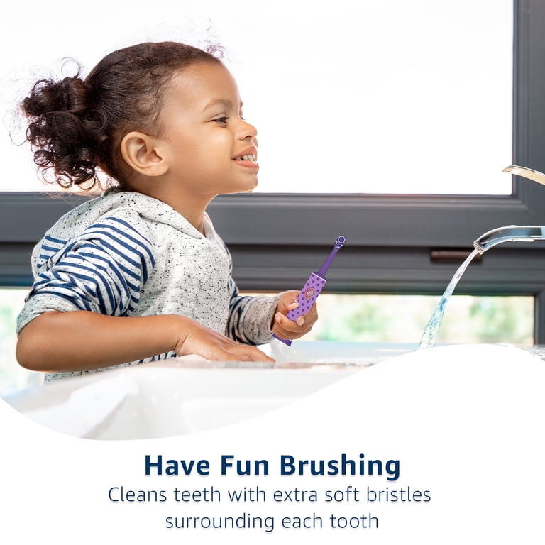 Equate Kids Easy Hold Battery-Powered Electric Toothbrush, 3-Pack photo 6