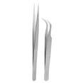 thumbnail image 4 of Pinzas Rectas Nikou 2 Piezas Pinzas de Acero Inoxidable, 4 of 9