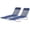 Dark Blue, variant on ResenKos 2-Piece Foldable Premium Chaise Lounge Chairs , Reclining Sunbeds With Breathable Mesh Seating, Headrests, Dark Blue