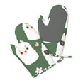 thumbnail image 5 of Hirioo Alpaca Faces for Silicone Oven Mitts for BBQ, Baking, Cooking, Set of 2, Heat Resistant 260℃, Non-Slip Kitchen Essentials, 5 of 6
