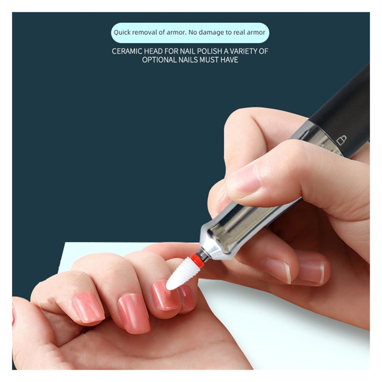 35000RPM Rechargeable Nail Drill Machine, Professional Manicure Nail &Toenail To Remove Nail Gel Polish, Varnish At Home & Salon