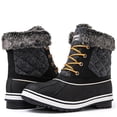 thumbnail image 1 of Globalwin Women's Snow Boots Black Winter Boots For Women 9.5M, 1 of 8