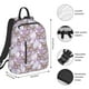 thumbnail image 2 of Disketp Owl And Floral Mochila Ligera e Impermeable, Mochila de Día Resistente para Viajes, Senderismo y Uso Diario para Hombre y Mujer, 2 of 7
