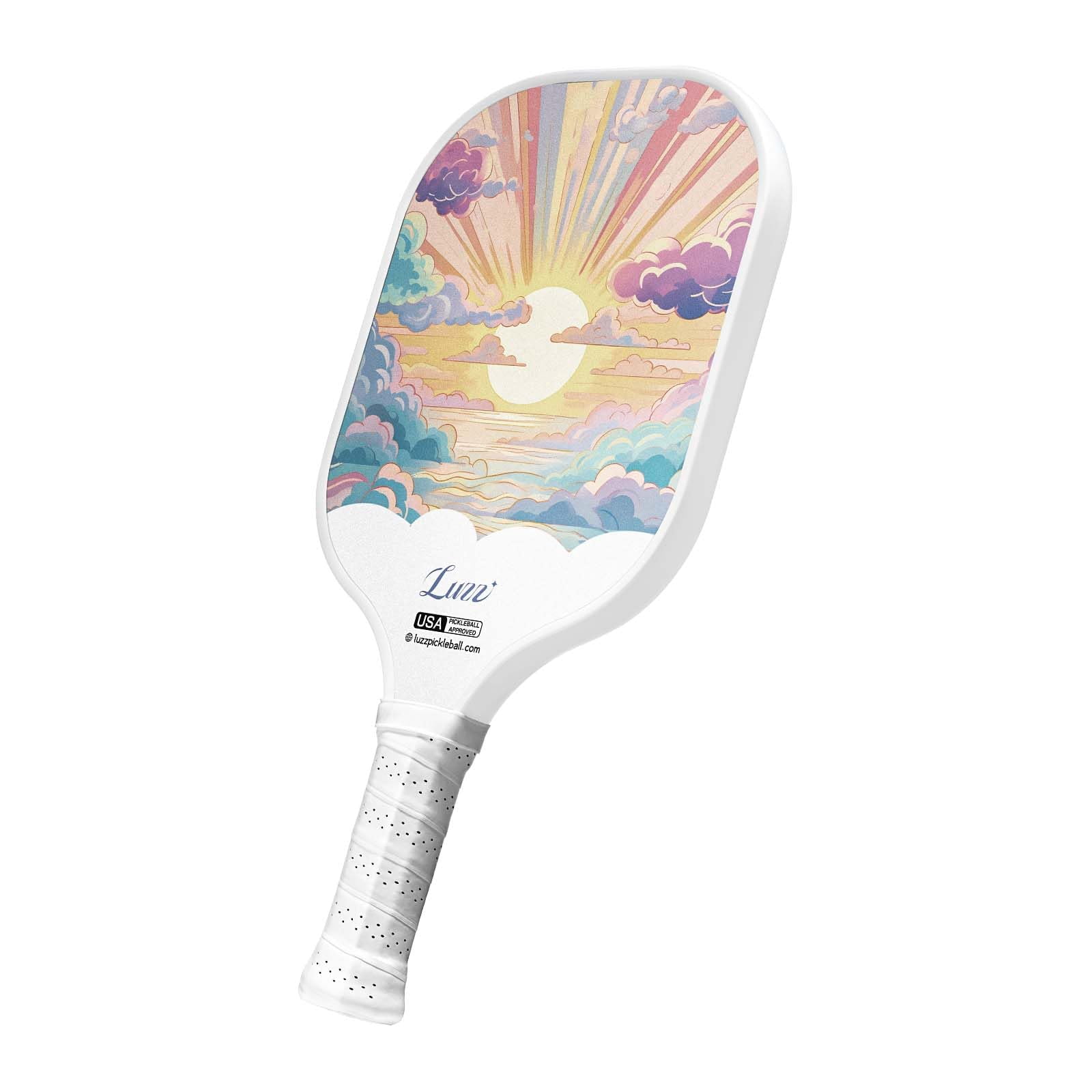 Luzz Carbon Fiber Pickleball Paddles(16mm) Sandblasted Surface USAPA Approved T700 Pickle Ball Rackets for All Skill Level