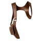 thumbnail image 4 of Bolso de hombro para axilas, multiusos, para mujeres y hombres, para Cosplay Marrón, 4 of 8