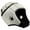 Silver, variant on EliteTek Soft Padded Headgear, Universal Fit (Lacrosse, Rugby, Flag Football, Soccer)