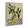 thumbnail image 2 of Stupell Industries French Country Lemons on Striped Tablecloth Gray Framed Giclee Art, 11 x 14, by Yen, 2 of 8