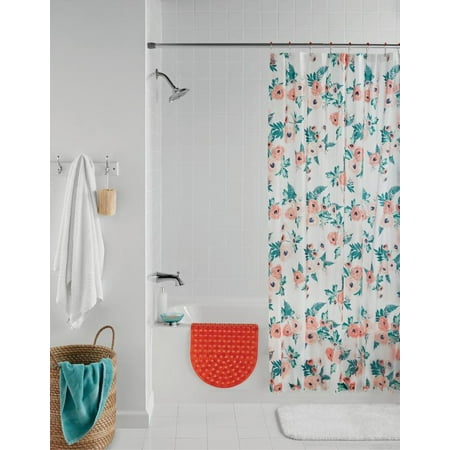 Mainstays 14 PC Floral Shower Curtain Set Image 1 of 4