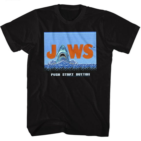 Jaws Vidya Jaws Black Adult T-Shirt
