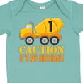 thumbnail image 4 of Inktastic 1st Birthday Construction Truck Cement Mixer Boys or Girls Baby Bodysuit, 4 of 5