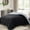 Black/Light Grey, variant on Reversible Lightweight Queen Comforter Down Alternative Blue Grey All Season Quilted Bedding