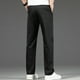 thumbnail image 5 of Puntoco Pantalones casuales largos para hombre Pantalones casuales de negocios elásticos de seda de hielo con cremallera recta para hombre, 5 of 5