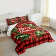 thumbnail image 3 of Castle Fairy Teenagers Christmas Wreath 2pcs Bedding Comforter Set,Merry Christmas Twin Comforter Sets,Happy New Year Breathable Bedding Set,Luxury Bedroom Decor, 3 of 8