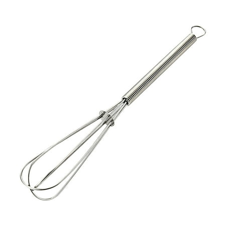 

Yrtoes Stainless Steel Mini Spring Handle Hand Beater Small Mixer Cream Beater