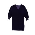 thumbnail image 1 of Ralph Lauren Womens Velvet V-Neck Cocktail Dress purple 6, 1 of 2
