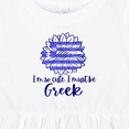 thumbnail image 4 of Inktastic I'm So Cute, I Must Be Greek Sunflower Girls Baby Dress, 4 of 5