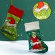 thumbnail image 2 of Calcetines de Navidad divertidos, calcetines verdes, bolsas de regalo, dibujos animados, Papá Noel, árbol de Navidad, colgante, artículos de decoración navideña, 2 of 4