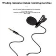 thumbnail image 6 of 2Pcs Lavalier Lapel Microphones 3.5mm Connector Lavalier Microphone, 6 of 8