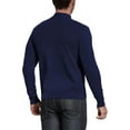 thumbnail image 6 of Iceglad Mens Slim Fit Zip Up Mock Neck Polo Sweater Casual Long Sleeve Sweater and Pullover Sweaters with Ribbing Edge, 6 of 7