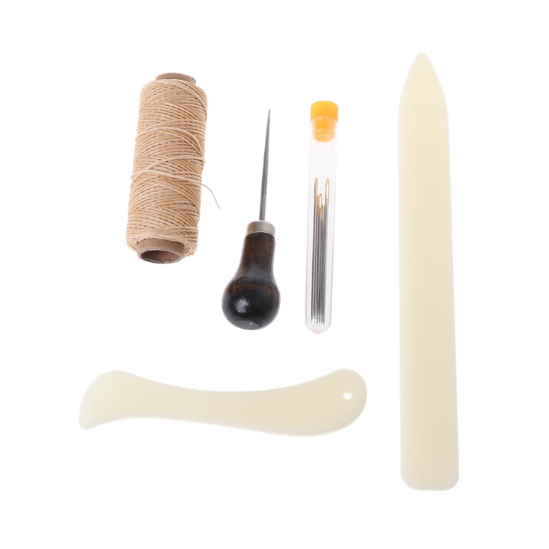 ESTONE New 11 Pieces Bookbinding Kit Starter Tools Set Bone Folder Paper Crafts Sewing