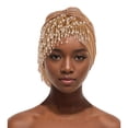 thumbnail image 1 of XASZHN Turban à Franges Multi-Couches pour Femmes Musulmanes Couverture de Chimiothérapie Cancer Kaki_002 m, 1 of 4