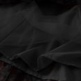 thumbnail image 5 of HXWCHs Women's Floral Print A-Line Mesh Skirt Mid Length Party Dance Elegant Holiday Celebration Attire One Size Black, 5 of 6