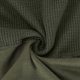 thumbnail image 4 of Blusas Casuales de Punto Gofre con Cuello en V para Mujer, Camisetas de Corta, Blusas Holgadas Verde M, 4 of 9