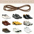 thumbnail image 3 of Uxcell Elastic Shoe Laces, No Tie Shoelaces for Adults White Dot Coffee, 3 of 6