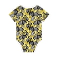 thumbnail image 2 of Daiia Orchids Flowers Printed Unisex-Baby Short Sleeve Onesies Bodysuits Baby Climbing Clothes Soft and Comfortable Romper with Expandable Shoulder Design-2 Years, 2 of 8