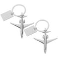 thumbnail image 4 of LOLIPPYY 2-Pack Airplane Keychains: Mini Aircraft Model Key for Backpack, Aviation Gifts for and, 4 of 7