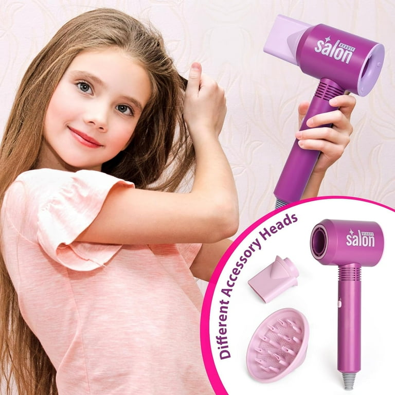 Madzee Girls Beauty Hair Salon Toys for Girls, Pretend Play Hair