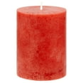 Mainstays Unscented Decorative Mottled Pillar Candles, 3x4inch tall