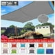 thumbnail image 2 of Vela de sombra para exteriores, toldo impermeable de poliéster 320D a prueba de rayos UV, dosel de Sol para terraza, cochera, patio trasero, jardín, etc., 2 of 4