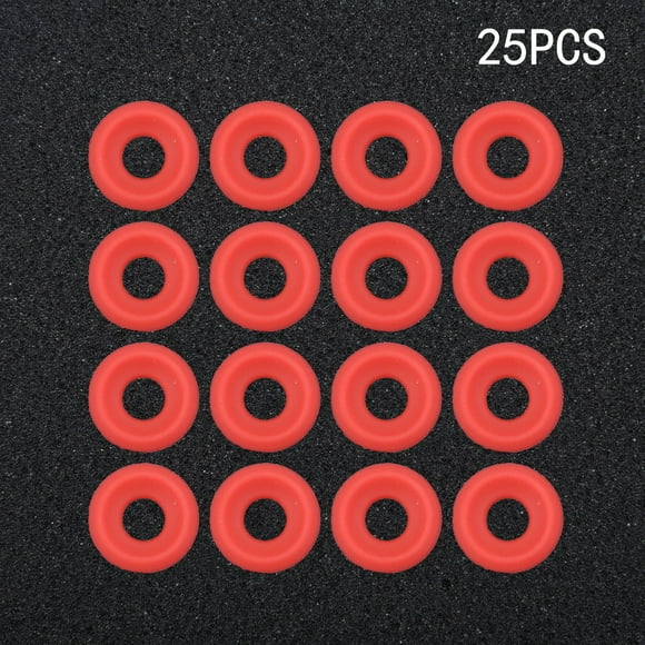 Mosiee 25Pcs Silicon Rubber Washer Gasket Set For Grolsch Cap Swing Top Bottle Cap Not Deform Crack Silicone 23*14 Mm Anti Leakage