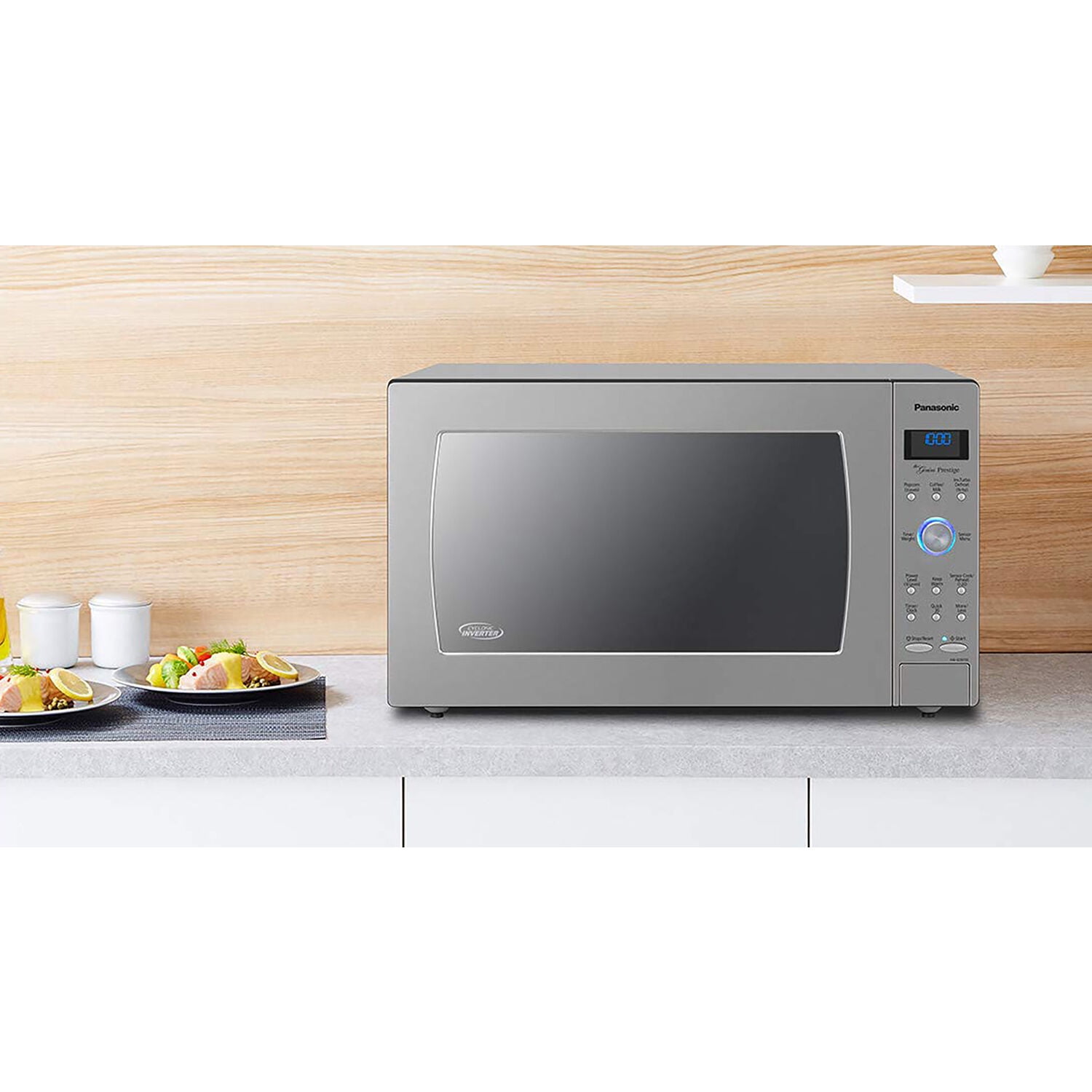 Panasonic 1.6 Cu. Ft. BuiltIn/Countertop Cyclonic Wave Microwave Oven