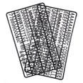 thumbnail image 1 of Letras De 3/4 De Pulgada Para Tableros De Letras Flet, 300 Piezas, Incluidas Letras, Números Y Símbolos Para Tableros De Mensajes De Plástico Intercambiables (Negro), 1 of 5