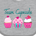 thumbnail image 4 of Inktastic Team Cupcake Happy Cupcakes Boys or Girls Baby Bib, 4 of 4