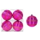 thumbnail image 2 of 4pcs 10cm Striped Christmas Ball Set, 2 of 5
