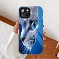 thumbnail image 2 of Artistic Blue Eye Cat Phone Case for Pet Enthusiasts Compatible with iPhone 11/12/13/14/15/16 (Pro Max/Plus), 2 of 9