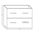 thumbnail image 2 of 48-in. W Wall Mount White Vanity Set For 1 Hole Drilling  AI-8473, 2 of 9
