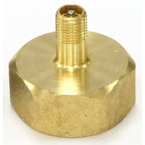 Vibrant Yard Company SVFNH, Gold Lead Free Brass 1/2 Inches Schrader Valve