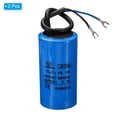 thumbnail image 3 of CBB60 25uF Running Capacitor, 2pcs AC 450V 2 Wires 50/60Hz Cylinder 90x50mm for Motor Start, 3 of 5