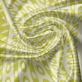 thumbnail image 5 of Ambesonne Retro Valance Pack of 2, Vertical Stripes and Dots, 42"X12", Avocado Green Cream, 5 of 5