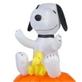 Airblown InflatableSnoopy on Pumpkin by Gemmy Industries