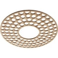 thumbnail image 2 of 20"OD x 7 1/4"ID x 1/4"T Fink Wood Fretwork Pierced Ceiling Medallion, Alder, 2 of 3