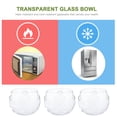 thumbnail image 3 of MEIBUTYUP Clear Glass Bowl for Fruit Salad and Vegetables, Simple Design, Dishwasher , 1 Pack, 3 of 6