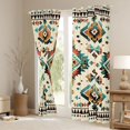 thumbnail image 3 of Homewish Triangle Aztec Child Black Out Curtains, Vintage Western Bohemian Curtains Pack of 2 (42x63 Each), Rustic Theme Bedroom Curtains, Curtains Blackout Decor, 3 of 6