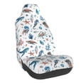 thumbnail image 1 of Wukai Undersea Animals Full Set Car Seat Covers with Soft Padding Universal Auto Front Seats Protector and Cushion Mat, 1 of 5