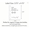 thumbnail image 2 of Pairs Well With Becoming an Auntie ● SET of 4 ● GENDER NEUTRAL Pregnancy Announcement Wine Labels, Baby Announcement Friends Sisters Label Pregnancy Reveal, Alternative to Card WATERPROOF A204-4A1, 2 of 5