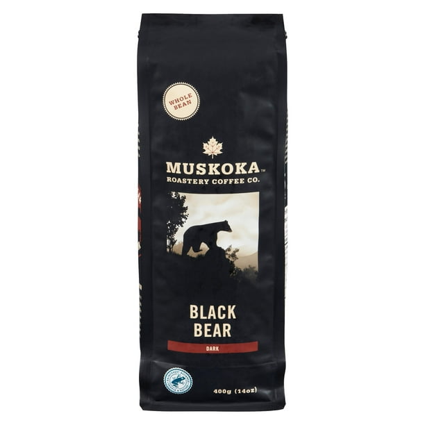 Grains de café entier Black Bear de Muskoka Roastery 400 g